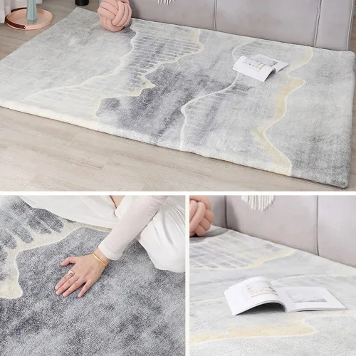 Miniatura 8 de Heated Floor Mats, Graphene Electric Heated Rug, Floor Heating System, Indoor Space Heater with Timer Fast Warm Up Safety Protection, for