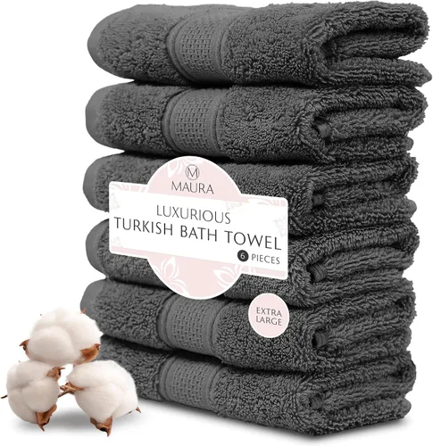 Miniatura 11 de Set de 8 piezas de toallas de baño. 2017 (Nueva colección). 2 toallas de baño, 2 toallas de mano, 4 paños. Toallas turcas calidad premium. Super