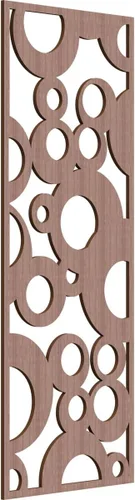 Miniatura 69 de Farwell Paneles de pared decorativos de madera con calado, 13 3/8 pulgadas de ancho x 34 3/8 pulgadas de alto x 1/4 de alto, roble rojo rojo