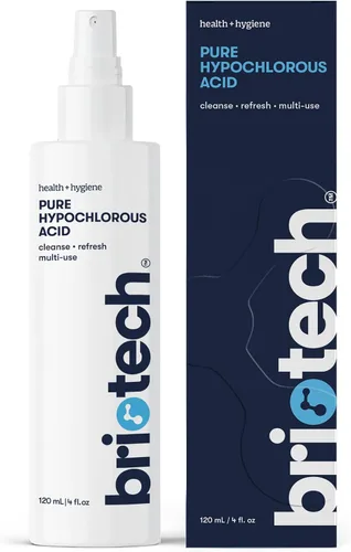 Miniatura 11 de BRIOTECH Aerosol de ácido hipocloroso puro y limpiador, solución tópica HOCl premium original, limpiador multiusos, aprobado para familias y apto