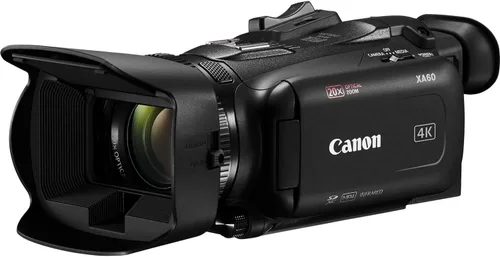 Miniatura 3 de Canon Videocámara profesional XA60 4K UHD con zoom óptico de 20x, transmisión en vivo UVC, ranuras SD duales, estabilización óptica, LCD de 3.5