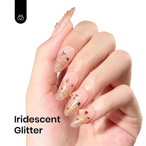 Miniatura 450 de Beetles - Esmalte de uñas de gel marrón – 0.5 onzas líquidas de esmalte de gel marrón oscuro, lámpara LED UV para uñas, regalo de manicura para I