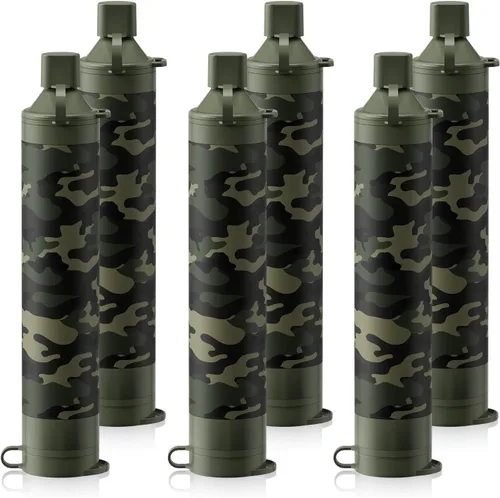 Miniatura 14 de Membrane Solutions Filtro de agua de paja S1, certificado NSF/ANSI 42 y 372 y 401, equipo portátil de filtración de supervivencia, preparación