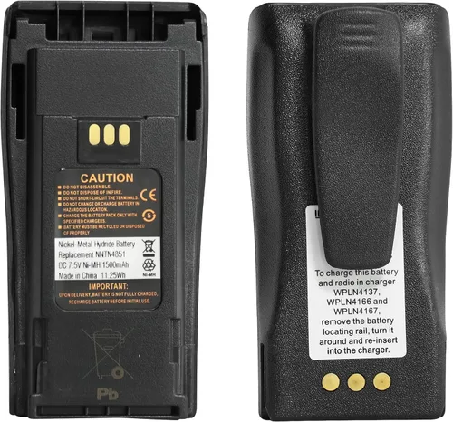 Miniatura 4 de NNTN4851A NNTN4851 NNTN4497 NNTN4497CR 7.4V 1500mAh Ni-MH Reemplazo de batería para CP200 CP200D CP200XLS PR400 EP450 CP040 CP140 CP150 CP160 CP160