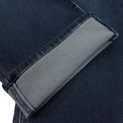 Miniatura 4 de ETHANOL Jeans de punto elástico recto súper cómodo para hombre de cinco bolsillos