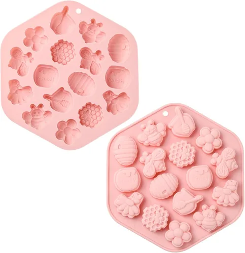 Miniatura 8 de 2 moldes de silicona en forma de caracol de 4 cavidades para chocolate para decoración de pasteles, gelatina, cubitos de hielo, golosinas