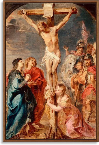 Miniatura 39 de Cuadro en lienzo con marco flotante para pared - El triunfo del cristianismo sobre el paganismo de Gustave Doré - 16 x 24 pulgadas