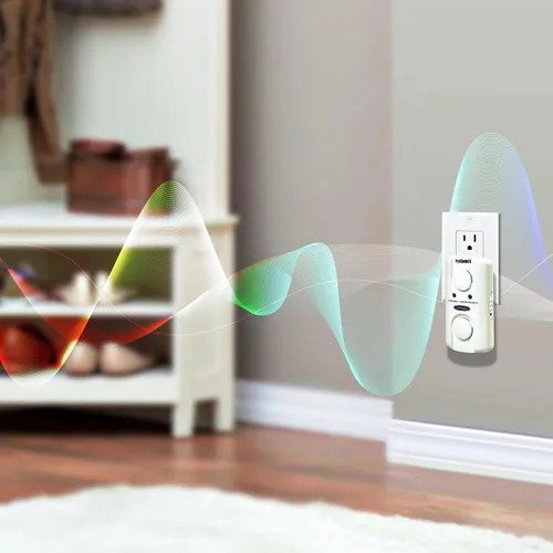 Miniatura 2 de PestContro Repelente electromagnético ultrasónico de plagas, control de insectos y roedores no letales, diseño de altavoz doble, tecnología