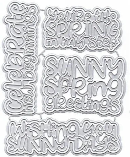 Miniatura 24 de DzIxY Shadow Words Joy - Troqueles de corte de metal para hacer tarjetas, juego de troqueles de papel para grabar, plantillas para máquina de 18