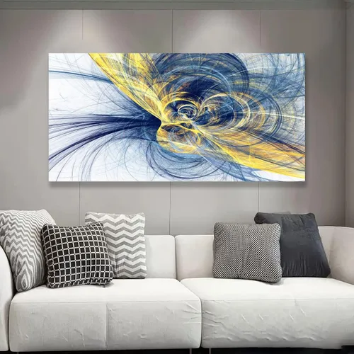 Miniatura 3 de Cuadros abstractos en lienzo de pared para sala de estar, dormitorio, decoración de pared, arte abstracto, impresión artística para decoración