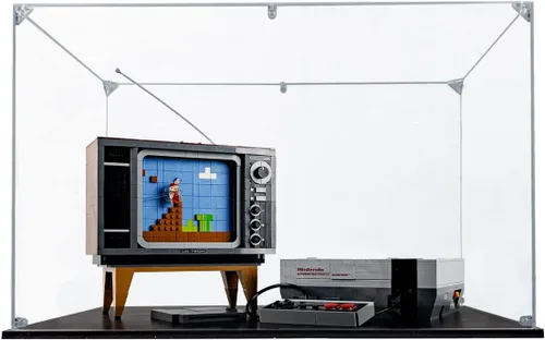Miniatura 7 de Acrylic Display Case Compatible for LEGO Super Mario 64 Question Mark Block #71395, Dustproof Display Case (Case Only) (Lego Sets are NOT Included)
