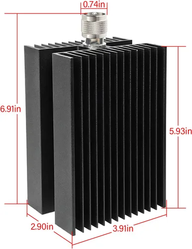 Miniatura 2 de XRDS -RF Carga ficticia masculina del RF de la frecuencia ultraelevada de 100W PL259 para la radio del jamón, carga ficticia de 50 ohmios