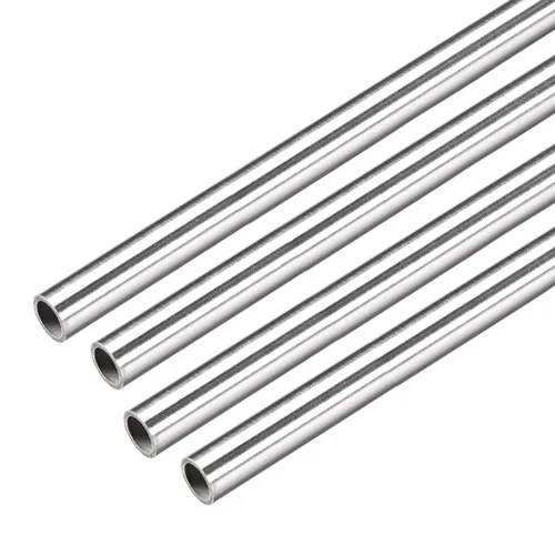 Miniatura 14 de uxcell 4 tubos de tubo capilar de acero inoxidable 304 de 0.114 in de identificación de 0.193 in de diámetro exterior de 11.811 in de longitud