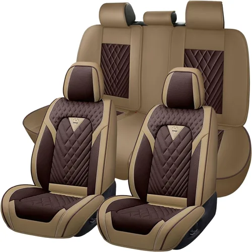 Miniatura 10 de Fundas de Asiento de Coche para Nissan Murano 2003-2026, Funda de Asiento Completa de Piel Nappa Impermeable, Protector de Asiento Automotriz