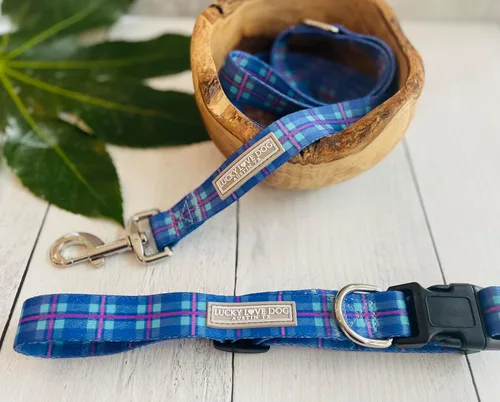 Miniatura 50 de Lucky Love Dog - Collar de perro ajustable con hebilla de fácil clic para los grandes, duradero y cómodo para perros machos y hembras, collar
