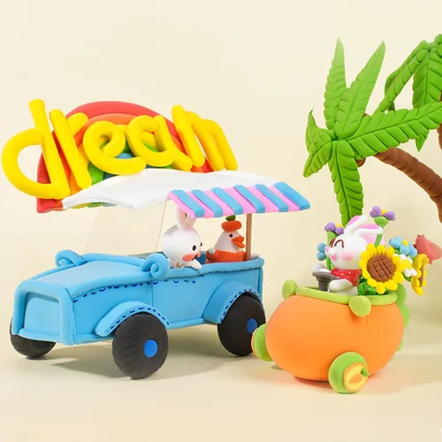 Miniatura 6 de Cutedeer Arcilla de modelado de secado al aire – 12 colores, arcilla de moldeo de espuma suave de 2.6 libras, creativo para niños y adultos