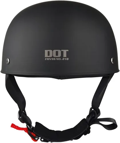Miniatura 6 de Casco de motocicleta vintage para hombres y mujeres adultos, casco de moto de cara abierta, casco retro medio casco de moda gorra de béisbol casco