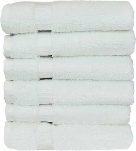 Miniatura 71 de Colección de calidad de hotel y spa, altamente absorbente y de secado rápido, 100% algodón turco, 750+ GSM, toallas ecológicas, toallas con borde