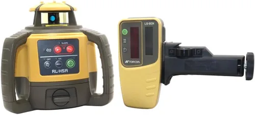 Miniatura 2 de Topcon RL-H5A Kit de nivel láser rotativo autonivelante horizontal - Receptor LS-80X, batería NiMH y cargador de rango de 2600 pies, precisión de ±