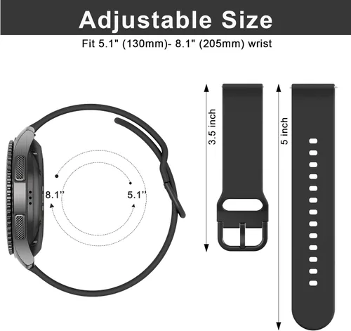 Miniatura 4 de Meliya Correas para Coros Pace 3 / Apex 2 Pro/Apex Pro/Apex 1.811 in Smart Watch, 0.866 pulgadas, correa deportiva de TPU suave de 0.866 pulgadas