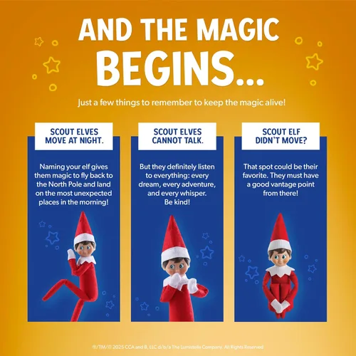 Miniatura 8 de The Elf on the Shelf: Una Tradición Navideña - Muñeca Elfo de las Girl Scouts con Ojos Marrones - Incluye Libro de Cuentos Artísticamente Ilustrado