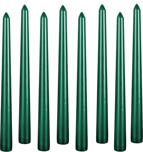 Miniatura 10 de Kemladio Vela, 4 velas cónicas rojas sin perfume de 10 pulgadas, 8 horas de tiempo de combustión, cena, Halloween Rojo