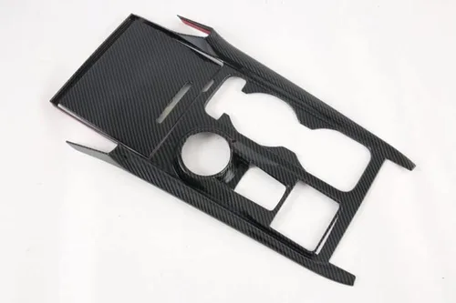 Miniatura 3 de HIGH FLYING Para Ford Explorer 2020 2021 2022 2023 2024 Accesorios de coche Consola central Engranajes de cambio Cubierta de superposición ABS fibra