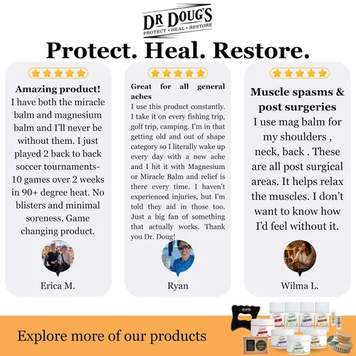 Miniatura 9 de Dr. Doug's - Bálsamo de magnesio 100 % orgánico, ingredientes totalmente naturales, alternativa no tóxica al sulfato de magnesio, para evitar
