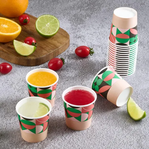 Miniatura 6 de Turbo Bee Paquete de 300 vasos de papel de 4 onzas, vasos para bebidas calientes/frías, tazas pequeñas de papel espresso para fiestas, picnic