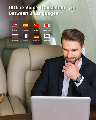 Miniatura 6 de ANFIER M3 Traductor Auriculares Negro + M6 Traductor Auriculares Blanco