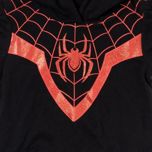 Miniatura 6 de Marvel Avengers Spider-Man Spider-Gwen Captain America Girls Cosplay T-Shirt and Leggings Toddler to Little Kid