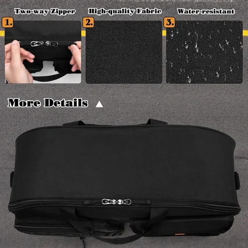 Miniatura 4 de HODRANT Organizador de Paquete de Tour para Motocicleta, Bolsa de Forro de Paquete de Tour Compatible con Harley Davidson Street Glide Electra Glide