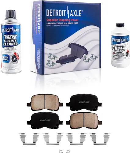 Miniatura 109 de Detroit Axle - Pastillas de Freno Delantero para Mercedes- Benz C230 C250 C300 SLK250, Pastillas de Freno Cerámica w/Reemplazo de Hardware