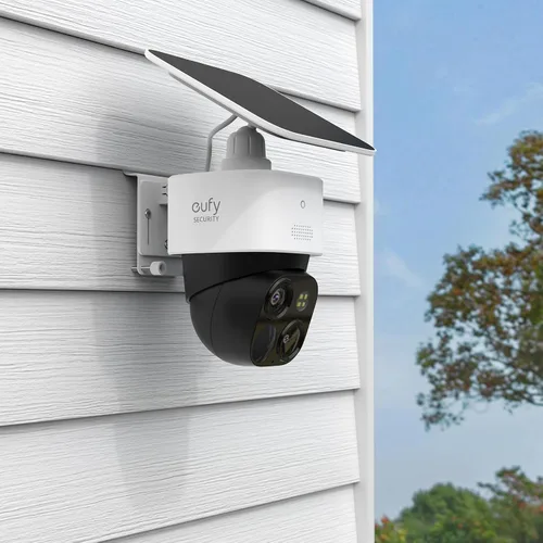 Miniatura 5 de Clips laterales de vinilo compatible con Eufy SoloCam S340/SoloCam E30 - Cámara de seguridad solar para exteriores (paquete de 1, blanco)