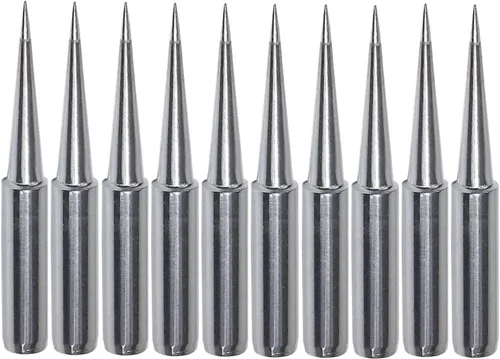 Yakamoz 10 puntas de soldador de repuesto 900M puntas de soldadura finas para Hakko, radio Shack, TENMA, ATTEN, Quick, Aoyue, Yihua estación de