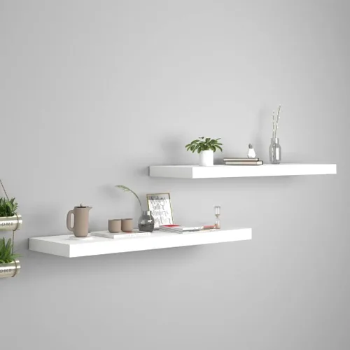 Miniatura 68 de Estantes flotantes de pared, juego de 4 estantes decorativos para montar en la pared, estante colgante con soportes invisibles para decoración