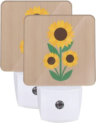 Miniatura 24 de Futterya Luz nocturna LED personalizada enchufable, juego personalizado de 2 lámparas de decoración con sensor automático del atardecer al amanecer