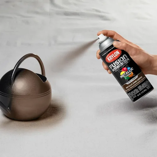 Miniatura 274 de Krylon Fusion - Pintura en aerosol adhesiva todo en uno para uso en interiores y exteriores, 12 onzas, aluminio