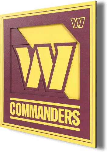 Miniatura 15 de YouTheFan Arte de pared de la serie de logotipos 3D con licencia oficial de la NFL, hecho de múltiples capas, listo para colgar en la pared, diseño