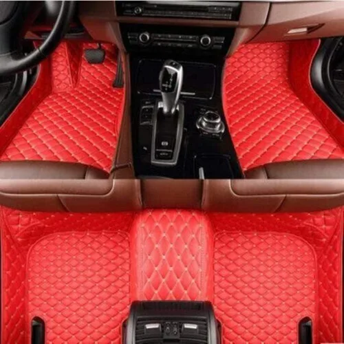 Miniatura 23 de Alfombrillas de automóvil personalizadas para Audi A1, A2, A3, A4, A5, A6, A7, A8, R8, TT, Q2, Q3, Q5, Q7, Q8, e-tron (negro beige)