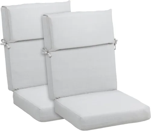 Miniatura 11 de BPS Cojín para silla mecedora de 20 x 20 pulgadas, resistente a la decoloración y al agua, cojines para sillas de patio con funda extraíble