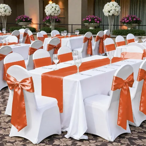 Miniatura 177 de mds - Lote de 10 lazos de satén para sillas de boda y eventos, para decoración de fiestas, 30 colores, Satin, 10 Verde oliva