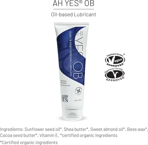 Miniatura 7 de AH! YES OB - Lubricante personal a base de aceite vegetal natural
