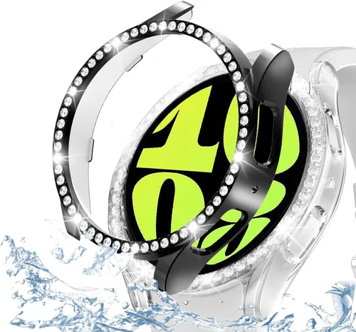 Miniatura 119 de DEALELE Paquete de 1 + 3 fundas y protector de pantalla compatible con Samsung Galaxy Watch FE / 5/4 de 1.575 pulgadas, funda protectora