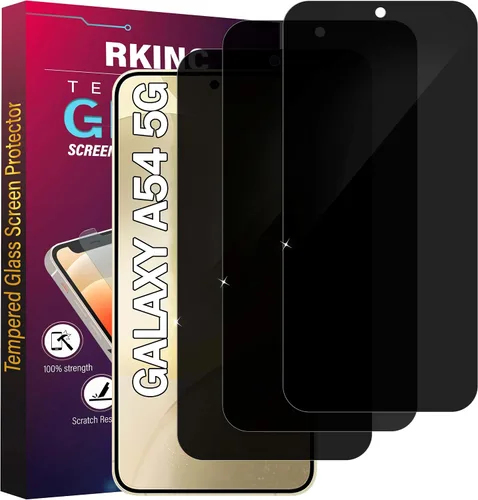 Miniatura 29 de RKINC Protector de pantalla [paquete de 4] para Samsung Galaxy A12 / Galaxy A02S / A12 Nacho, protector de pantalla de vidrio templado, 0.013 in
