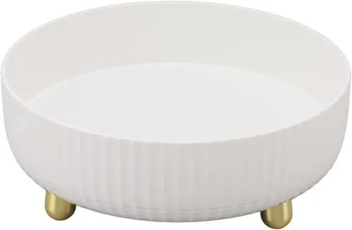 Miniatura 10 de Lazy Susan - Organizador giratorio de gran capacidad, organizador de perfumes de maquillaje antideslizante de gran capacidad, almacenamiento de Verde