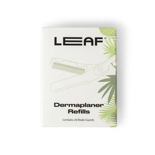 Miniatura 4 de Leaf Shave Recambios para dermaplaner Leaf - 10 cuchillas de repuesto y 10 protectores de cuchillas de repuesto
