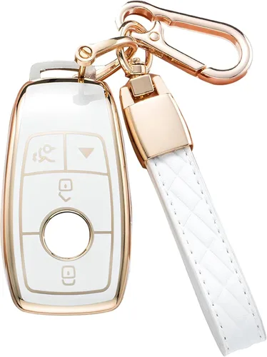 Miniatura 7 de Funda para llavero Mercedes Benz, compatible con Clase A Clase C Clase G 2017-2020 Clase E Clase S