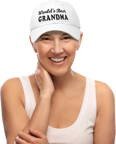 Miniatura 2 de DALIX Worlds Best Grandma Hat Gift Gorra de algodón bordado