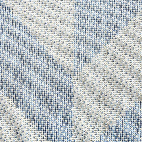 Miniatura 3 de Nicole Miller New York Patio Country Calla - Alfombra contemporánea de espiga para pasillo de interiores y exteriores, azul/gris, 1 pie y 9 pulgadas